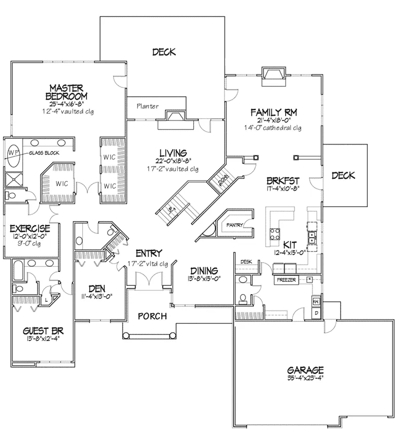 Luxury House Plan First Floor - Farrell Place Luxury Home 072D-0375 - Search House Plans and More
