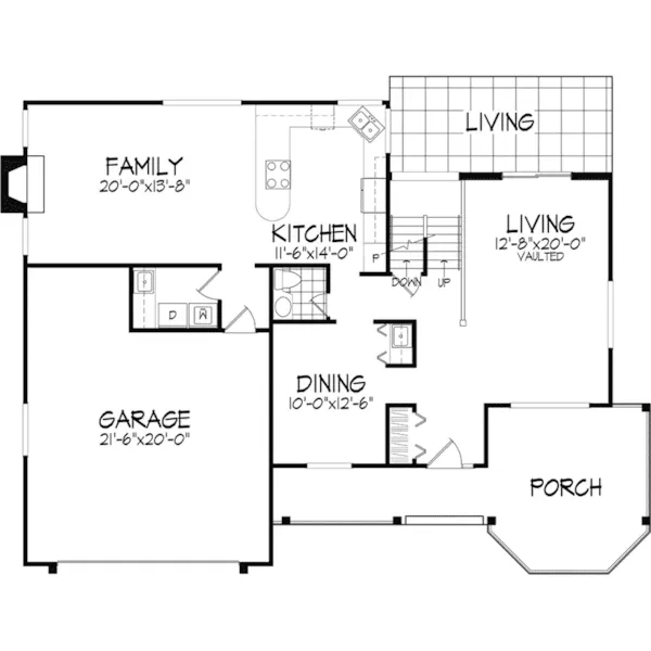 Country House Plan First Floor - Oxfordshire Traditional Home 072D-0388 - Shop House Plans and More