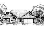 House Plan Front of Home 072D-0402