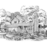 Shingle House Plan Front of Home - Kearney Farm Country Home 072D-0403 - Search House Plans and More