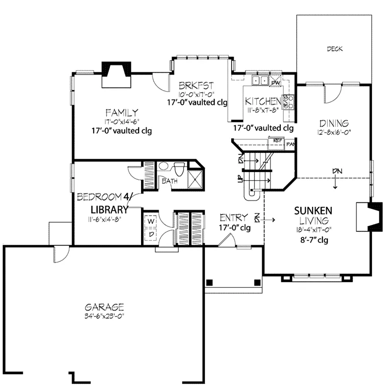 Luxury House Plan First Floor - Edinburgh Luxury Home 072D-0405 - Search House Plans and More