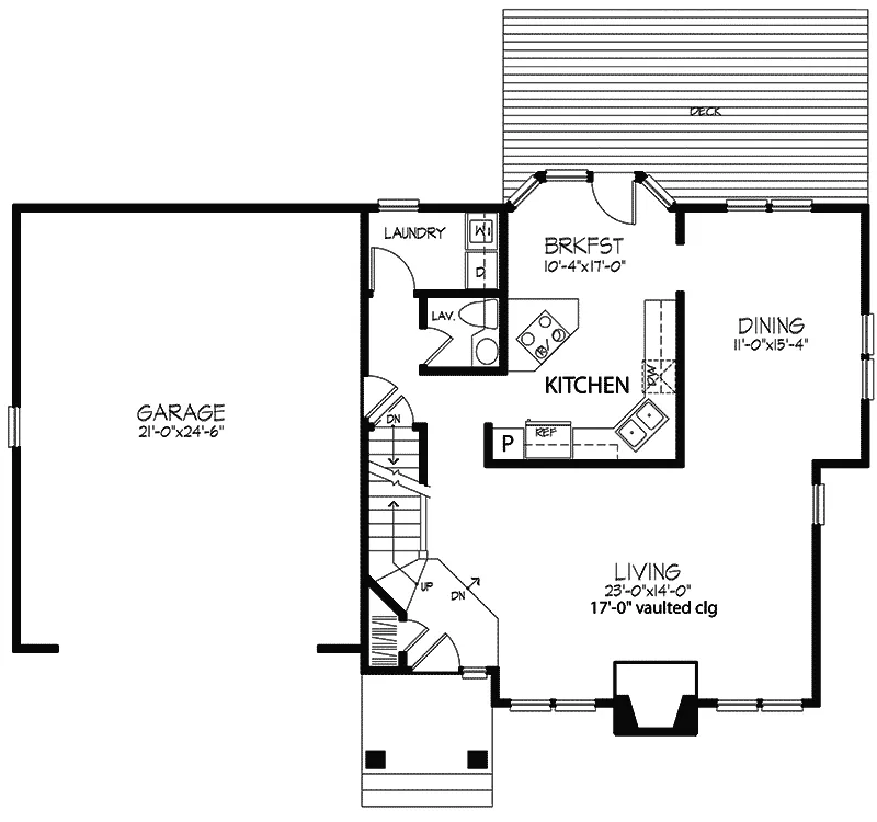 Bungalow House Plan First Floor - Waltham Grove Tudor Style Home 072D-0407 - Shop House Plans and More