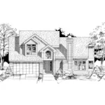 Traditional House Plan Front of Home - Green Field Neoclassical Home 072D-0409 - Search House Plans and More