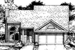 House Plan Front of Home 072D-0410