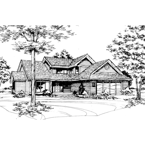 Southern House Plan Front of Home - Montana Grove Southern Home 072D-0412 - Shop House Plans and More