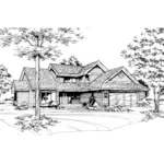 House Plan Front of Home 072D-0412