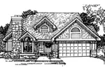 Bungalow House Plan Front of Home - Contessa Hill Southern Home 072D-0413 - Search House Plans and More
