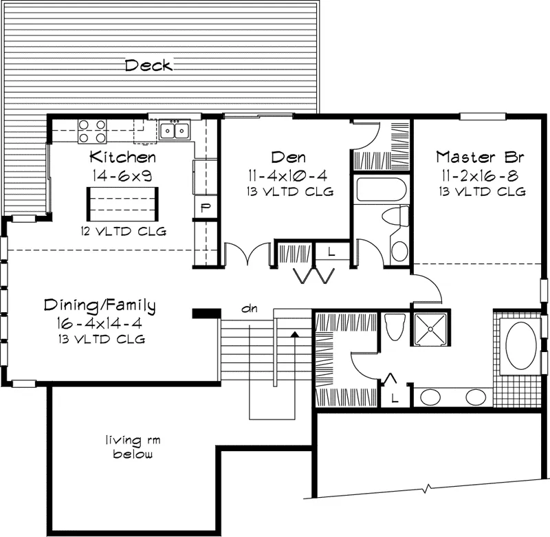 Cabin & Cottage House Plan Second Floor - Angelino Neoclassical Home 072D-0414 - Search House Plans and More