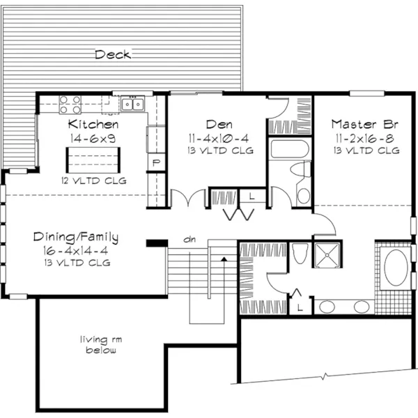 Modern House Plan Second Floor - Angelino Neoclassical Home 072D-0414 - Search House Plans and More