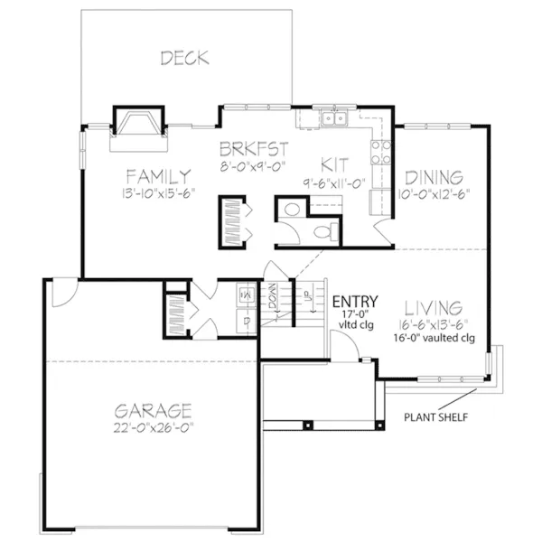 Southern House Plan First Floor - Todforth Way Traditional Home 072D-0418 - Shop House Plans and More