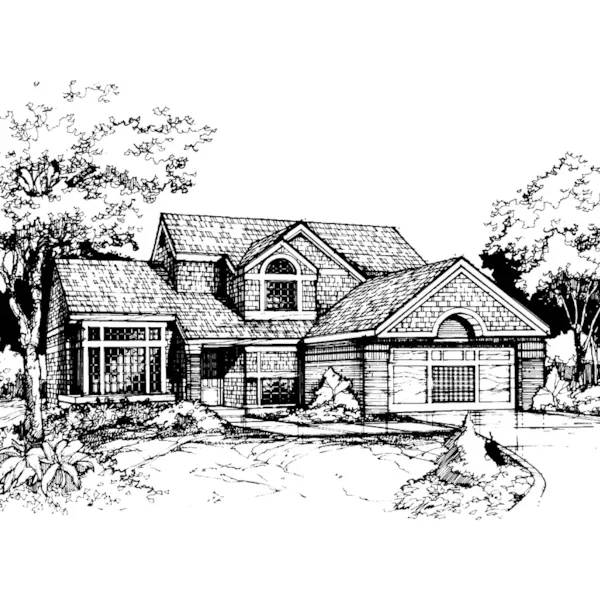 Southern House Plan Front of Home - Hollybrook Rustic Home 072D-0423 - Search House Plans and More