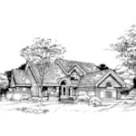 House Plan Front of Home 072D-0424