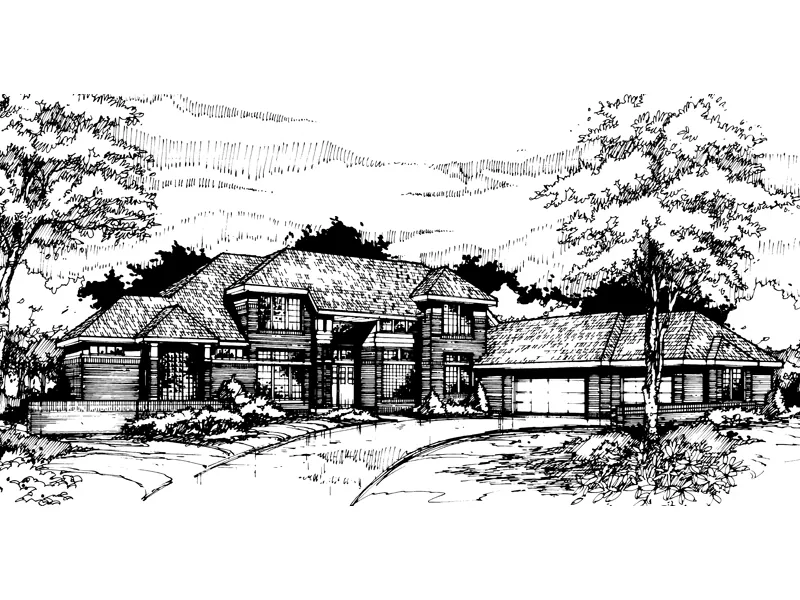 Southern House Plan Front of Home - Babylon Manor Luxury Home 072D-0425 - Search House Plans and More