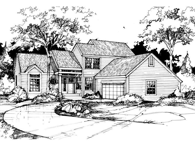 Country House Plan Front of Home - Selby Place Traditional Home 072D-0426 - Shop House Plans and More