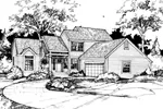 Country House Plan Front of Home - Selby Place Traditional Home 072D-0426 - Shop House Plans and More