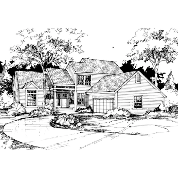 Southern House Plan Front of Home - Selby Place Traditional Home 072D-0426 - Shop House Plans and More