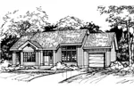 Ranch House Plan Front of Home - Windsong Ranch Home 072D-0427 - Shop House Plans and More