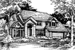 Modern House Plan Front of Home - Hollister Crossing Rustic Home 072D-0431 - Search House Plans and More