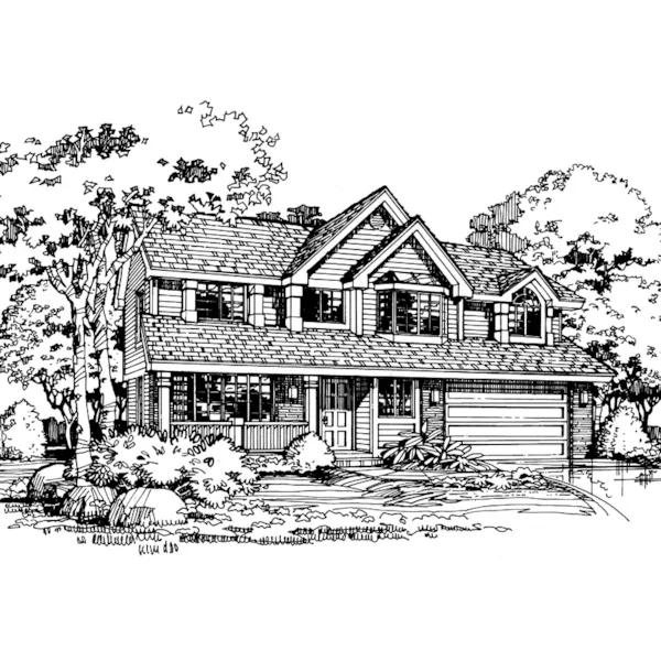 Country House Plan Front of Home - Napoli Country Home 072D-0434 - Shop House Plans and More