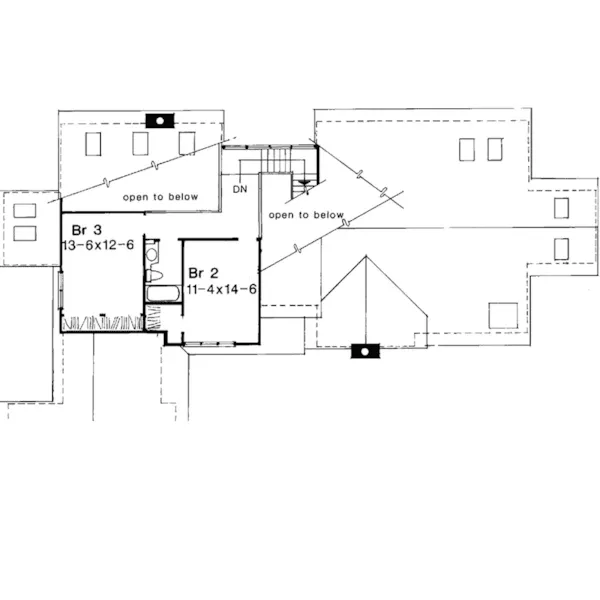 Luxury House Plan Second Floor - Greene Hollow Luxury Home 072D-0435 - Search House Plans and More