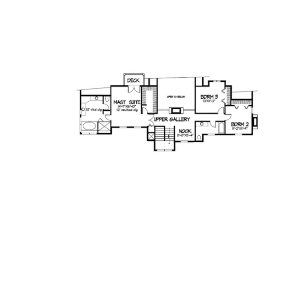 Contemporary House Plan Second Floor - Kirkwood Luxury Home 072D-0438 - Search House Plans and More