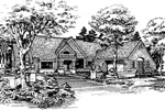 Country House Plan Front of Home - Williams Cove Shingle Home 072D-0447 - Shop House Plans and More