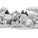 Southern House Plan Front of Home - Cherry Glen Traditional Home 072D-0455 - Search House Plans and More