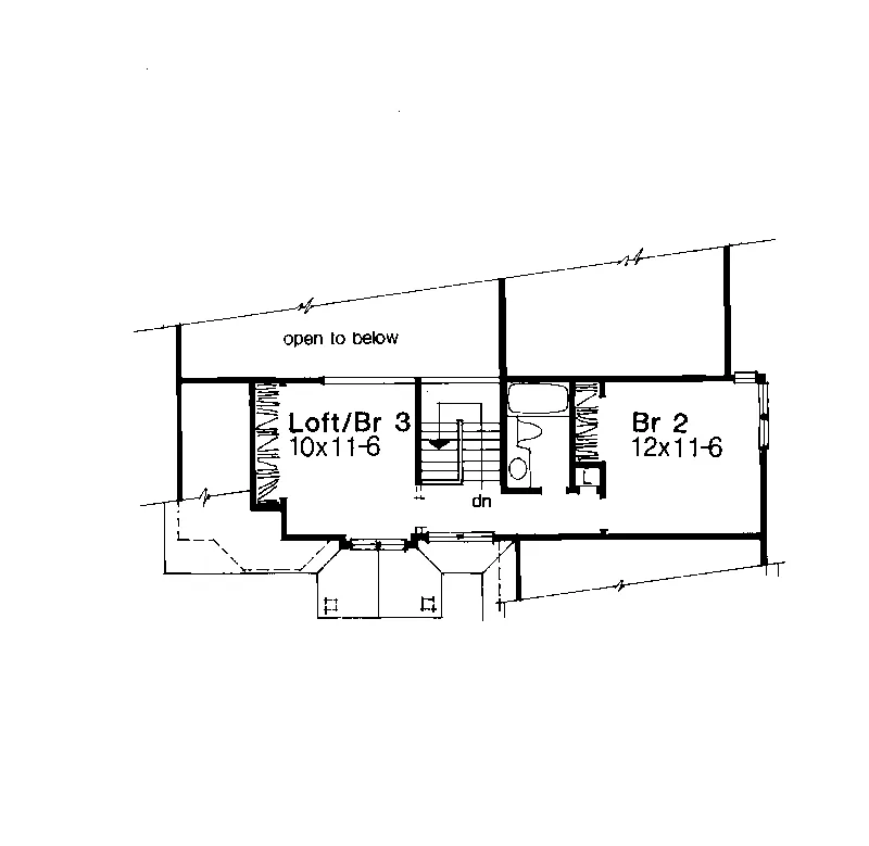 Southern House Plan Second Floor - Oakglen Traditional Home 072D-0460 - Shop House Plans and More