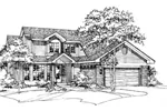 House Plan Front of Home 072D-0460