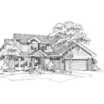 House Plan Front of Home 072D-0460