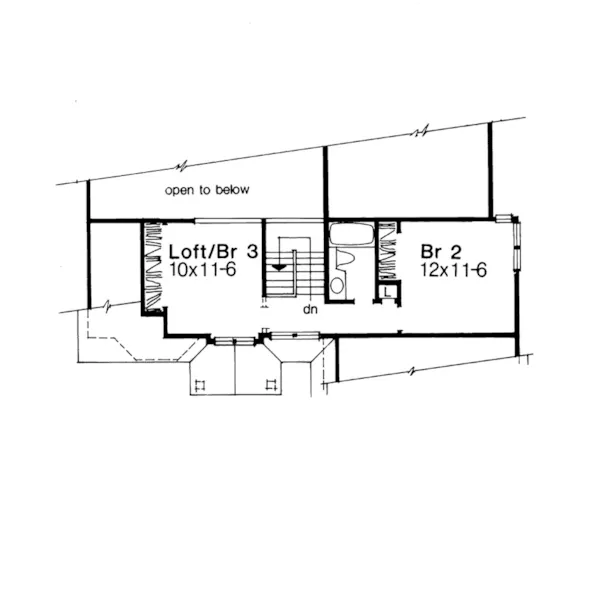 Traditional House Plan Lower Level Floor - Oakglen Traditional Home 072D-0460 - Shop House Plans and More