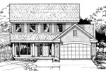 Traditional House Plan Front of Home - Principia Traditional Home 072D-0463 - Shop House Plans and More