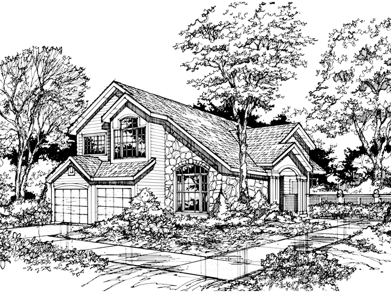 Craftsman House Plan Front of Home - Purcell Manor Neoclassical Home 072D-0465 - Shop House Plans and More