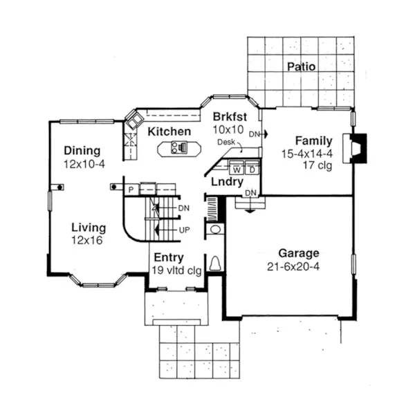 Southern House Plan First Floor - Millstone Mill Traditional Home 072D-0469 - Shop House Plans and More