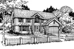 Southern House Plan Front of Home - Millstone Mill Traditional Home 072D-0469 - Shop House Plans and More