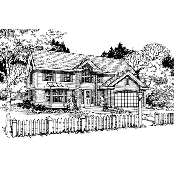 Southern House Plan Front of Home - Millstone Mill Traditional Home 072D-0469 - Shop House Plans and More