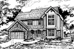 Traditional House Plan Front of Home - Marvista Traditional Home 072D-0470 - Shop House Plans and More