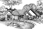 House Plan Front of Home 072D-0473