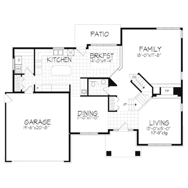 Country House Plan First Floor - Marlow Mill Traditional Home 072D-0475 - Shop House Plans and More