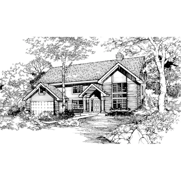 Country House Plan Front of Home - Marlow Mill Traditional Home 072D-0475 - Shop House Plans and More