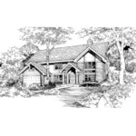 Country House Plan Front of Home - Marlow Mill Traditional Home 072D-0475 - Shop House Plans and More