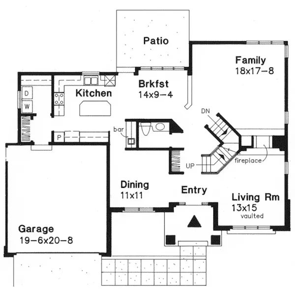 Southern House Plan First Floor - Sycamore Hill Colonial Home 072D-0476 - Shop House Plans and More