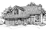 Southern House Plan Front of Home - Kelsey Anne Small Lot Home 072D-0478 - Search House Plans and More