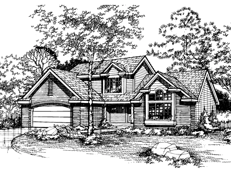 Southern House Plan Front of Home - Burtonville Country Home 072D-0479 - Search House Plans and More
