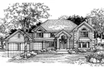 Traditional House Plan Front of Home - Ardell Traditional Home 072D-0480 - Search House Plans and More