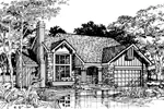 Craftsman House Plan Front of Home - Flintlock Path Craftsman Home 072D-0490 - Search House Plans and More