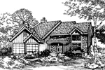 Country House Plan Front of Home - Osage Creek Craftsman Home 072D-0491 - Shop House Plans and More
