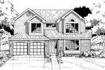 Country House Plan Front of Home - Holloway Neoclassical Home 072D-0499 - Search House Plans and More