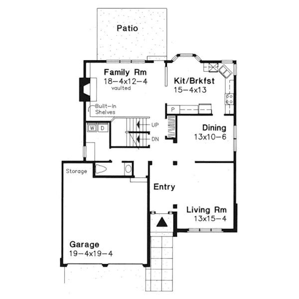 Country House Plan First Floor - 072D-0500 - Shop House Plans and More