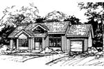 Country House Plan Front of Home - Colton Trail Ranch Home 072D-0501 - Search House Plans and More